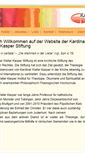 Mobile Screenshot of kardinal-kasper-stiftung.de